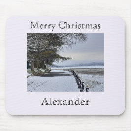 Alfombrilla De Ratón Snowy Morning