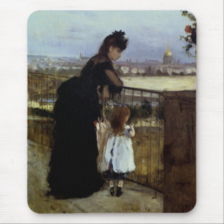 Alfombrilla De Ratón Sobre el balcón de Berthe Morisot