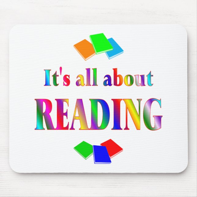 Alfombrilla De Ratón Sobre la lectura (Frente)