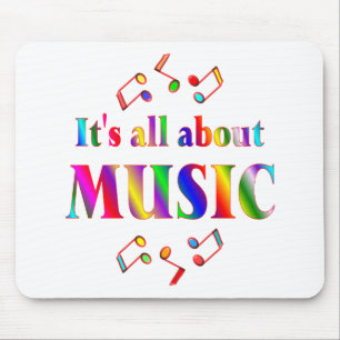 Alfombrilla De Ratón Sobre música