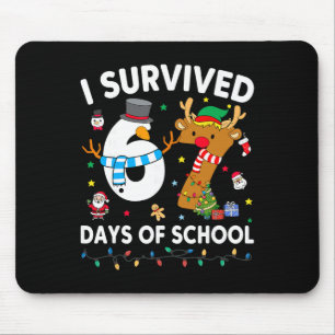 Alfombrilla De Ratón Sobreviví 67 Días De Escuela Chiste Divertido Seis