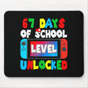 Alfombrilla De Ratón Sobreviví 67 Días De Escuela Gamer 67 Días Estudia
