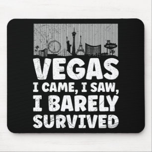 Alfombrilla De Ratón Sobreviví a mi viaje a Las Vegas 1