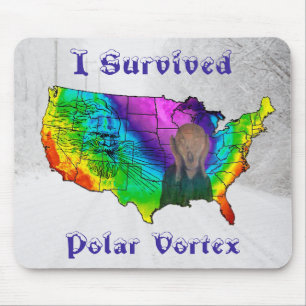 Alfombrilla De Ratón Sobreviví al vórtice polar