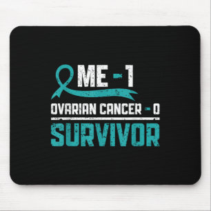 Alfombrilla De Ratón Sobreviviente de cáncer de ovario Guerrero de cánc
