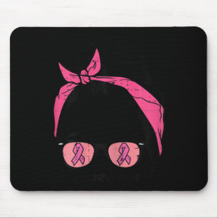 Alfombrilla De Ratón Sobreviviente de Cinta Rosa Bun Concienciación sob