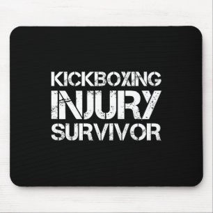 Alfombrilla De Ratón Sobreviviente de lesión de kickboxing