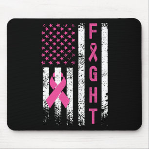 Alfombrilla De Ratón Sobreviviente de pecho Bandera Americana Awaren po