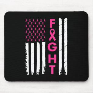 Alfombrilla De Ratón Sobreviviente de pecho Bandera Americana Awaren po