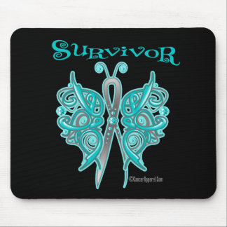 Alfombrilla De Ratón Sobreviviente Mariposa Celta - Cáncer de ovario