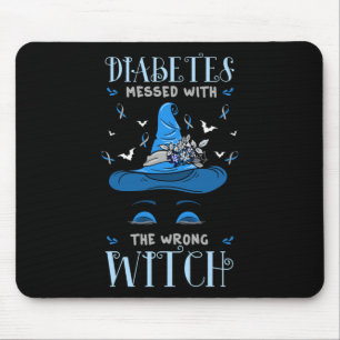 Alfombrilla De Ratón Sobrevivientes de diabetes Testigo de Halloween pa