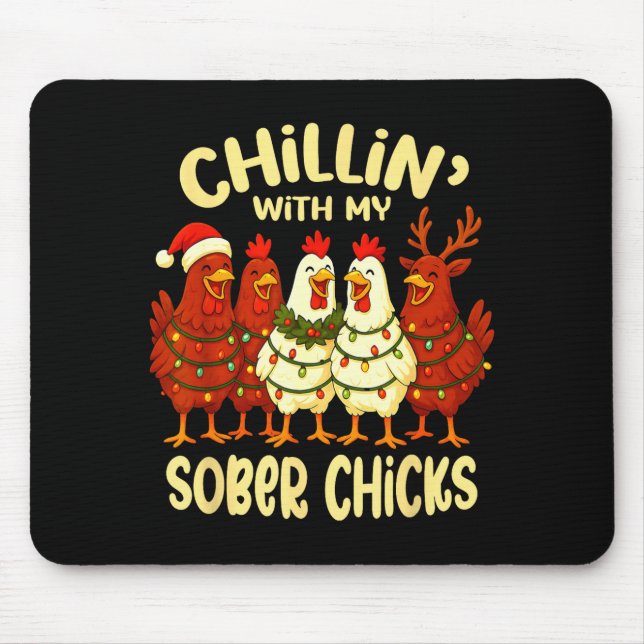 Alfombrilla De Ratón Sobriety Anniversary Recovery Funny Sober Chicks  (Frente)