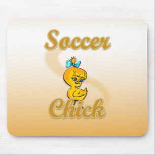 Alfombrilla De Ratón Soccer Chick