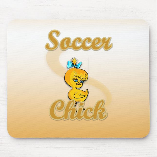 Alfombrilla De Ratón Soccer Chick (Frente)