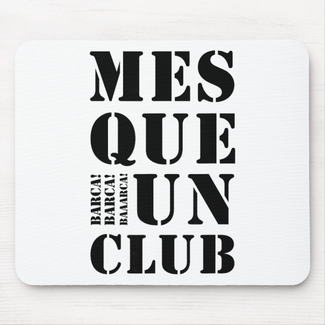 Alfombrilla De Ratón Soccer Lovers Design Byrcelona Fc T Shirt  (Frente)