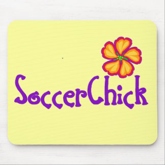 Alfombrilla De Ratón SoccerChick FlowerDark