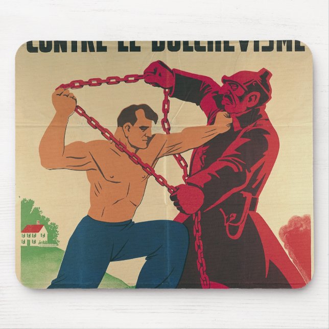 Alfombrilla De Ratón Socialismo contra el Bolshevism para un libre (Frente)