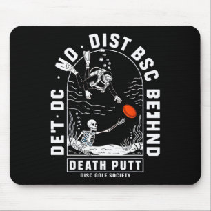 Alfombrilla De Ratón Sociedad de Disc Golf Death Putt Scu Diver Hallowe