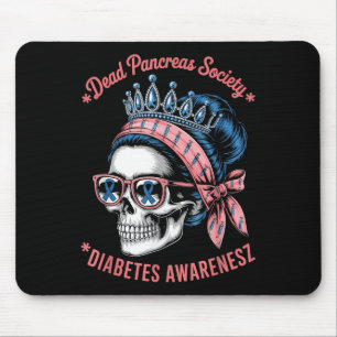 Alfombrilla De Ratón Sociedad de páncreas muerto Shirt Diabetes diverti