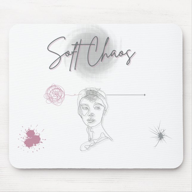 Alfombrilla De Ratón Soft Chaos _Artistic Mousepad (Frente)