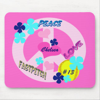 Alfombrilla De Ratón Softball Mousepad de Fastpitch