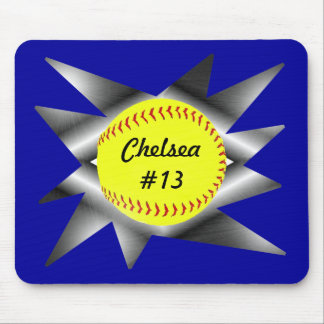 Alfombrilla De Ratón Softball Mousepad de Fastpitch