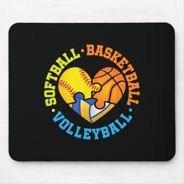 Alfombrilla De Ratón Softll Sketll Voleibol  (Frente)