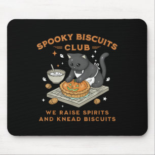 Alfombrilla De Ratón Soky Biscuits Club Black Cat Pumpkin Halloween Bak
