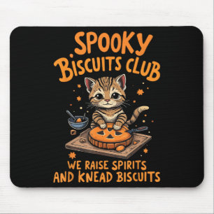 Alfombrilla De Ratón Soky Biscuits Club Cat Funny Halloween