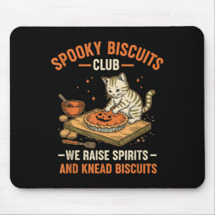 Alfombrilla De Ratón Soky Biscuits Club Funny Halloween Cat Baking