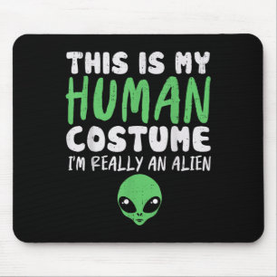Alfombrilla De Ratón Soky Human Costume Soy Alien Extraterrestre Hall