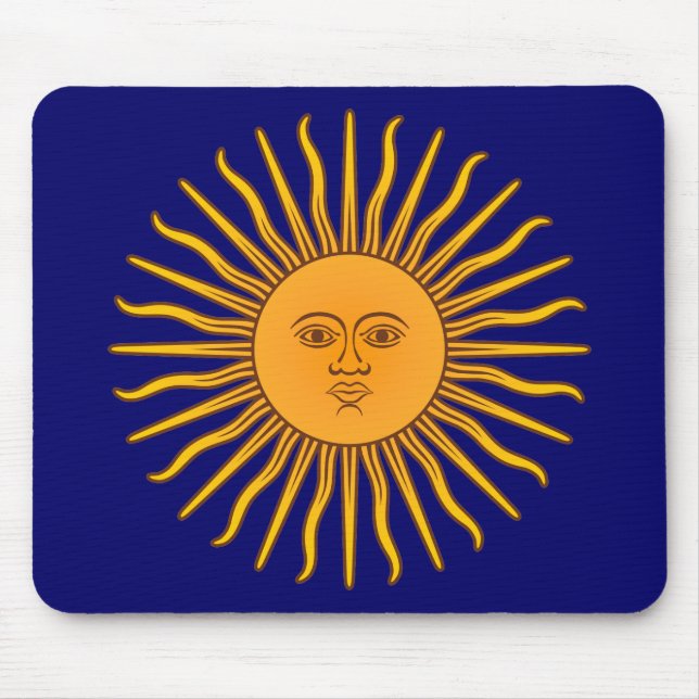 Alfombrilla De Ratón Sol de Mayo (Frente)