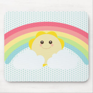Alfombrilla De Ratón Sol dulce Mousepad