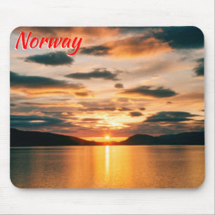 Alfombrilla De Ratón Sol nocturno, Noruega septentrional