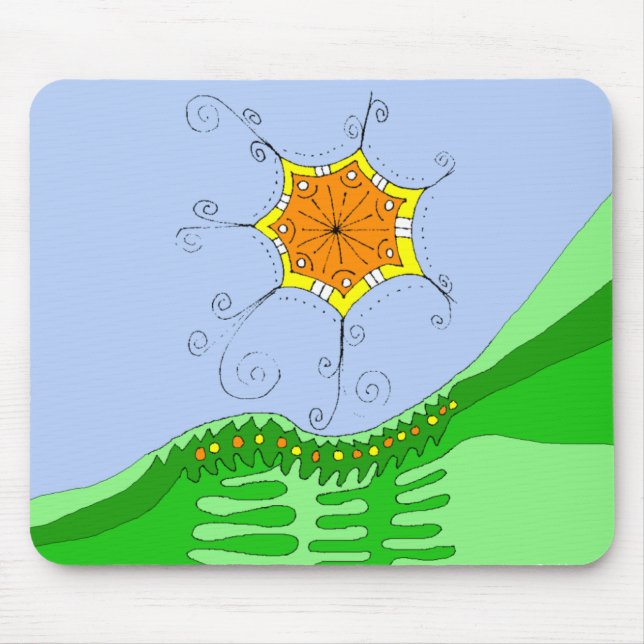 Alfombrilla De Ratón Sol Overhill Mousepad (Frente)