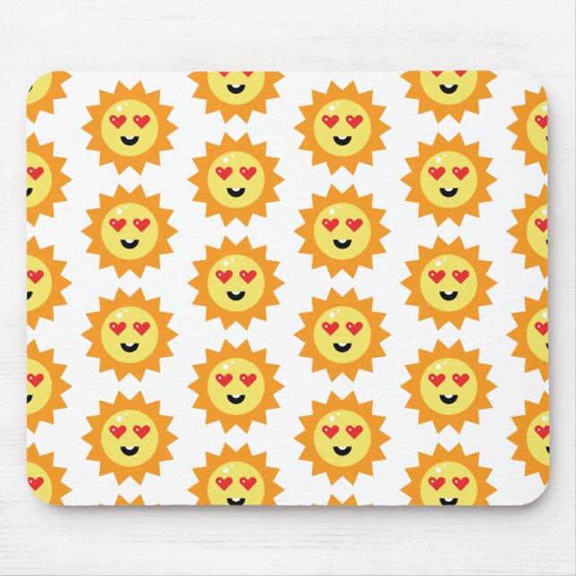 Alfombrilla De Ratón Sol sonriente (Frente)