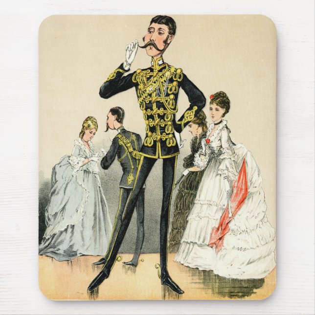 Alfombrilla De Ratón Soldado del Victorian de los 10mos húsares reales (Frente)