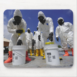 Alfombrilla De Ratón Soldados estadounidenses del 457° Batallón Químico