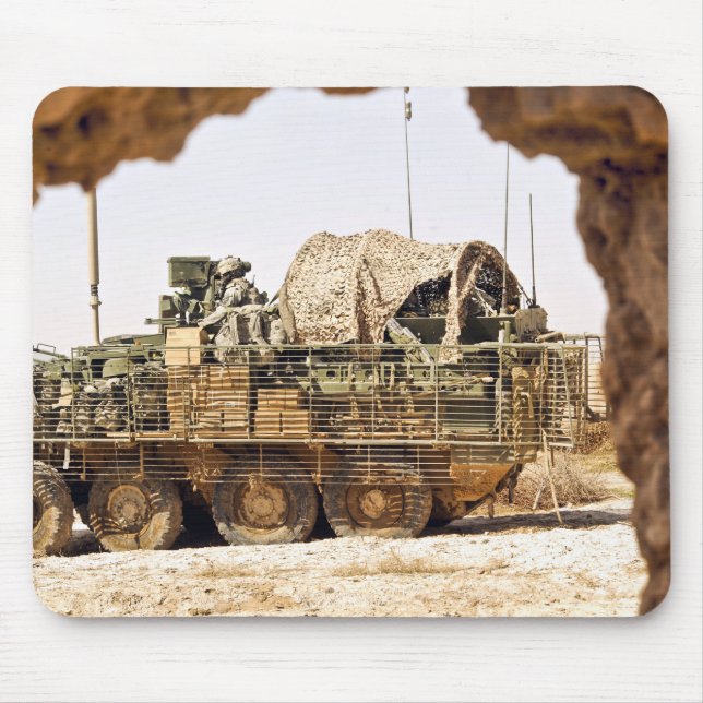 Alfombrilla De Ratón Soldados estadounidenses realizan patrulla de comb (Frente)