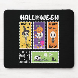 Alfombrilla De Ratón Solo Esperando Halloween Para Niños Girlspostage S