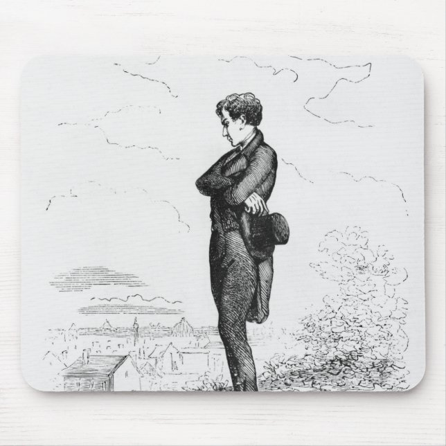 Alfombrilla De Ratón Solo izquierdo, Rastignac caminó algunos pasos (Frente)