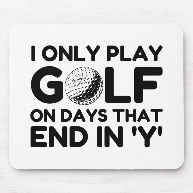 Alfombrilla De Ratón Solo juego golf (Frente)