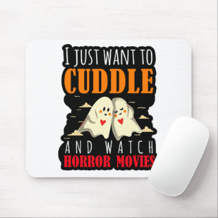 Alfombrilla De Ratón Solo Quiero Aburrirme Y Ver Películas De Horror
