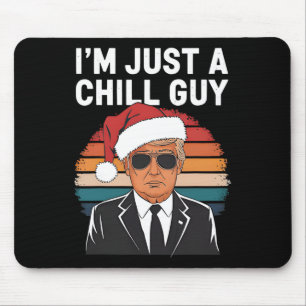 Alfombrilla De Ratón Solo soy un chico malo Divertido Trump Santa Hat C