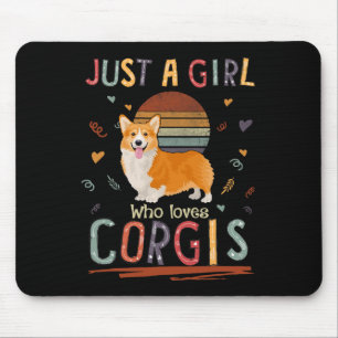 Alfombrilla De Ratón Solo Un Chica Que Ama A Corgis Funny Corgi