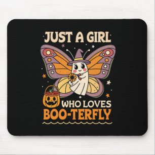 Alfombrilla De Ratón Sólo un Chica que ama al fantasma de la mariposa d