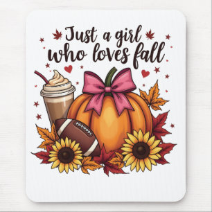 Alfombrilla De Ratón Sólo un Chica que ama el latte de especias de cala