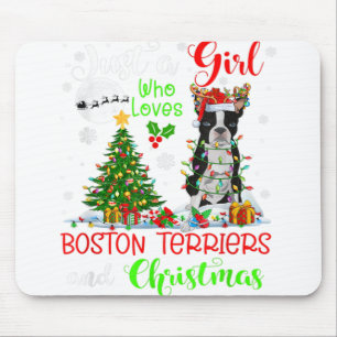 Alfombrilla De Ratón Sólo Un Chica Que Ama Los Territorios De Boston Y 