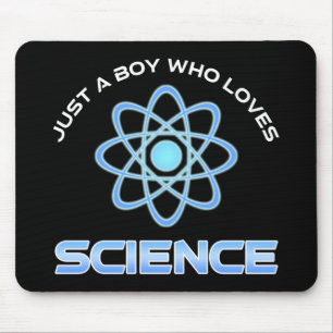 Alfombrilla De Ratón Solo un chico que ama la ciencia