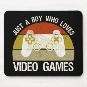 Alfombrilla De Ratón Solo un chico que ama los videojuegos